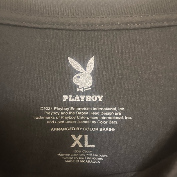 Playboy Black Graphic T-Shirt - Picture 6 of 6